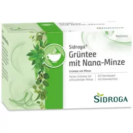SIDROGA Wellness zelený čaj s filtrem Nana Mint, 20X1,5 g