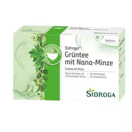 SIDROGA Wellness zelený čaj s filtrem Nana Mint, 20X1,5 g