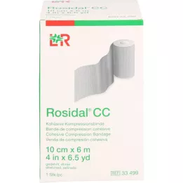 ROSIDAL CC Kohezivní kompresivní obvaz 10 cm x 6 m, 1 ks