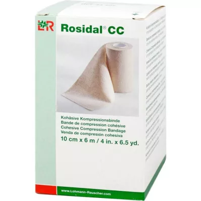 ROSIDAL CC Kohezivní kompresivní obvaz 10 cm x 6 m, 1 ks