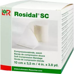 ROSIDAL SC Kompresní obvaz měkký 10 cm x 3,5 m, 1 ks