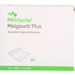 MELGISORB Alginátový obvaz Plus 10x10 cm sterilní, 10 ks