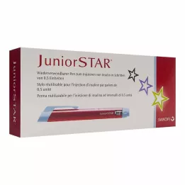 JUNIORSTAR Injekční zařízení červené, 1 ks
