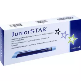 JUNIORSTAR Injekční zařízení modré, 1 ks