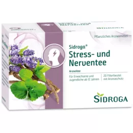 SIDROGA Filtrační sáček na čaj proti stresu a nervům, 20X2,0 g