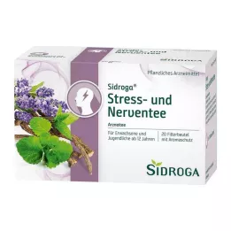 SIDROGA Filtrační sáček na čaj proti stresu a nervům, 20X2,0 g