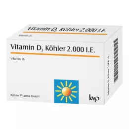VITAMIN D3 KÖHLER 2 000 I.U. kapsle, 120 ks