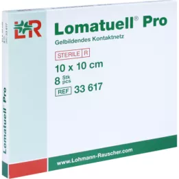LOMATUELL Pro 10x10 cm sterilní, 8 ks
