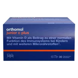 ORTHOMOL Junior C plus žvýkací tablety mandarinka/pomeranč, 30 ks