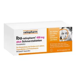 IBU-RATIOPHARM 400 mg akut Schmerztbl.Filmtabl., 50 ks