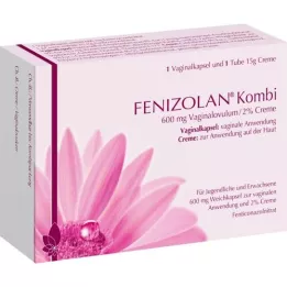 FENIZOLAN Combi 600 mg vaginální ovulum+2% krém, 1 p