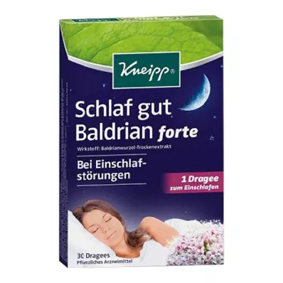 Kneipp Sleep well Valerian forte potahované tablety, 30 ks