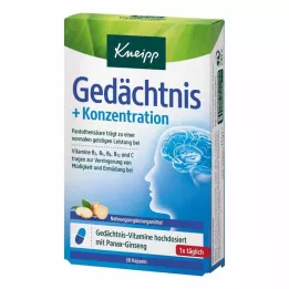 KNEIPP Kapsle Memory+Concentration, 30 kapslí