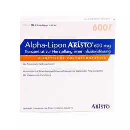 ALPHA LIPON Aristo 600 mg infuzní koncentrát, 5X24 ml