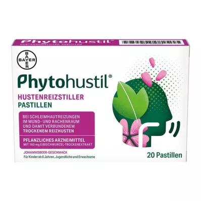 Phytohustil pastilky tlumící kašel, 20 ks