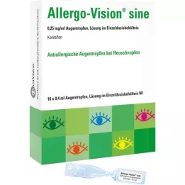 ALLERGO-VISION sine 0,25 mg/ml AT v jedné dávce, 10x0,4 ml