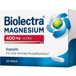 BIOLECTRA Hořčík 400 mg ultra kapsle, 20 ks