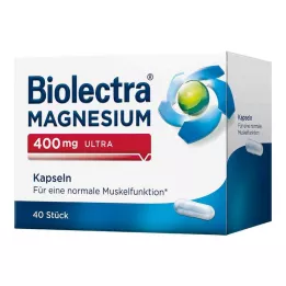 BIOLECTRA Hořčík 400 mg ultra kapsle, 40 ks