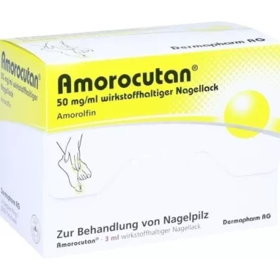 AMOROCUTAN 50 mg/ml lak na nehty obsahující účinnou látku, 3 ml