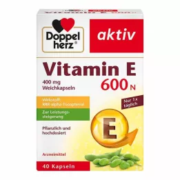 DOPPELHERZ Vitamin E 600 N měkké kapsle, 40 ks