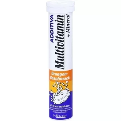 ADDITIVA Multivit. +Mineral Orange R šumivé tablety, 20 ks