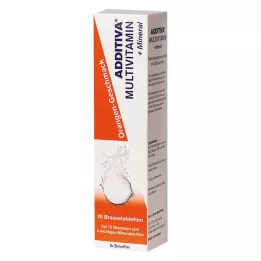 ADDITIVA Multivit. +Mineral Orange R šumivé tablety, 20 ks