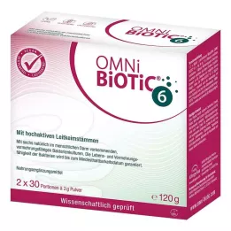 OMNI Dvojité balení prášku BiOTiC 6, 2x60 g
