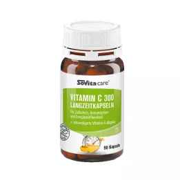 SOVITA CARE Vitamin C 300 dlouhodobých kapslí, 90 ks