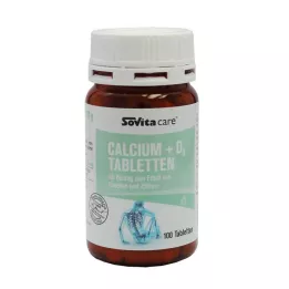 SOVITA CARE Vápník+D3 tablety, 100 ks