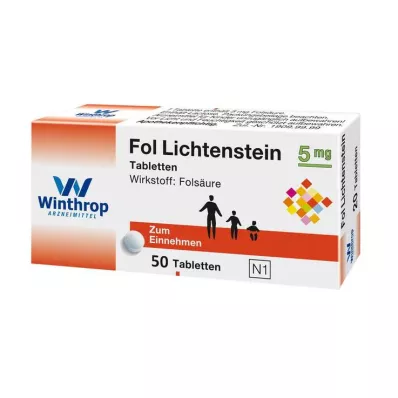 Fol Lichtenstein 5 mg tablety, 50 ks
