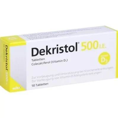 DEKRISTOL 500 tablet I.E., 50 ks