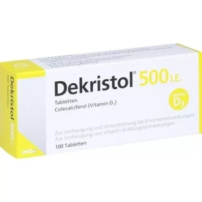 DEKRISTOL 500 tablet I.E., 100 ks