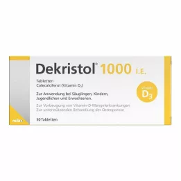 DEKRISTOL 1 000 tablet I.U., 50 ks