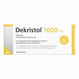 DEKRISTOL 1 000 I.U. tablet, 100 ks