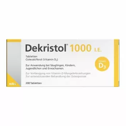 DEKRISTOL 1 000 tablet I.U., 200 ks