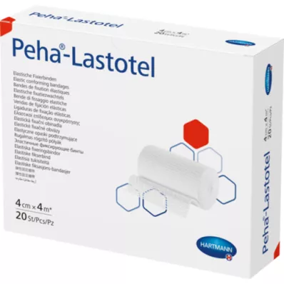 PEHA-LASTOTEL Fixační obvaz 4 cmx4 m, 20 ks