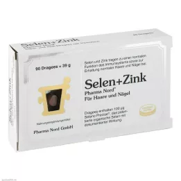 SELEN+ZINK Pharma Nord Potahované tablety, 90 ks