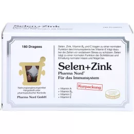 SELEN+ZINK Pharma Nord Potahované tablety, 180 ks