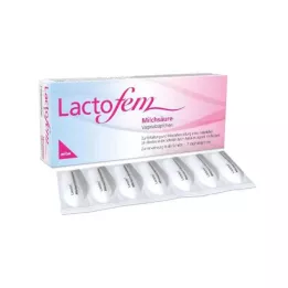 Lactofem vaginální čípky s kyselinou mléčnou, 7 ks