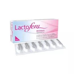 Lactofem vaginální čípky s kyselinou mléčnou, 14 ks
