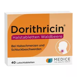 DORITHRICIN Pastilky do krku lesní plody, 40 ks