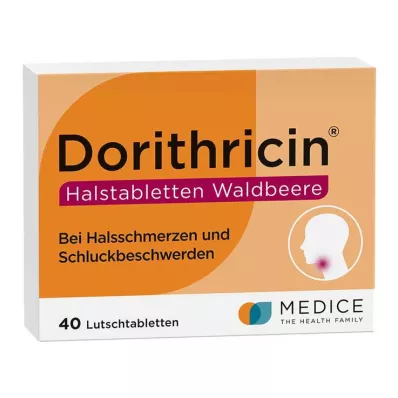 DORITHRICIN Pastilky do krku lesní plody, 40 ks