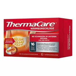 THERMACARE Zábaly na záda S-XL pro úlevu od bolesti, 6 ks