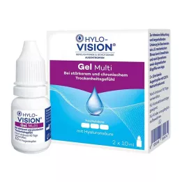 HYLO-VISION Gelové oční kapky, 2X10 ml