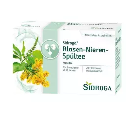 SIDROGA Čajový filtrační sáček na výplach močového měchýře, 20X2,0 g