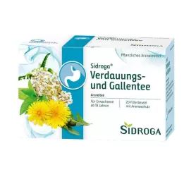 Sidroga filtrační sáčky na trávicí a žlučový čaj, 20X2,0 g