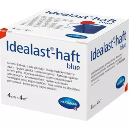 IDEALAST-barevný obvaz 4 cmx4 m modrý, 1 ks