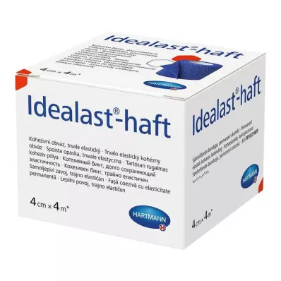 IDEALAST-barevný obvaz 4 cmx4 m modrý, 1 ks