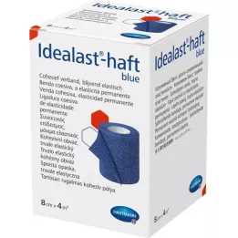 IDEALAST-barevný samolepicí obvaz 8 cm x 4 m modrý, 1 ks