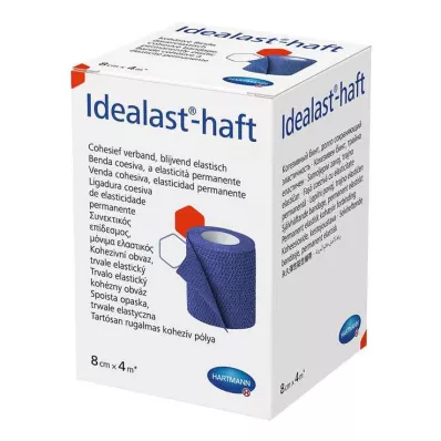 IDEALAST-barevný samolepicí obvaz 8 cm x 4 m modrý, 1 ks
